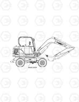 5200 DECAL - LUBRICATION B55W-2, Doosan
