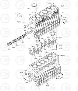 001 CYLINDER BLOCK DL350, Doosan