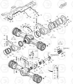 1140 AXLE & DRIVE SHAFT DL350, Doosan