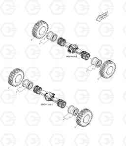 1150 WHEEL ASS'Y DL350, Doosan