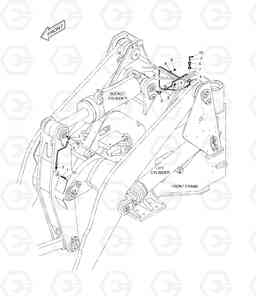 2110 FRONT LUBRICATION PIPING DL350, Doosan