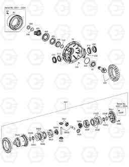 3320 DIFFERENTIAL - FRONT AXLE MEGA300-V Yearly, Doosan