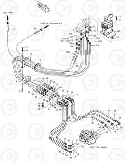 1195 PILOT PIPING - FNR(B TYPE) MEGA250-VT(Yearly-YT, Doosan