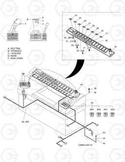 1420 ELECTRIC PARTS(2) - SWITCH BOX MEGA250-VT(Yearly-YT, Doosan