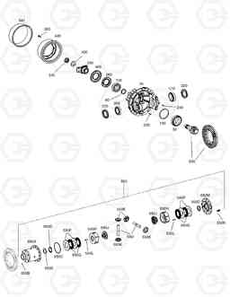 3370 DIFFERENTIAL - REAR AXLE MEGA250-VT(Yearly-YT, Doosan