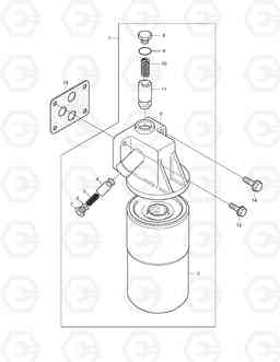 020 OIL FILTER MEGA250-V(Yearly -YK, Doosan