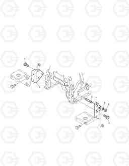 030 ENGINE MOUNTING MEGA250-V(Yearly -YK, Doosan