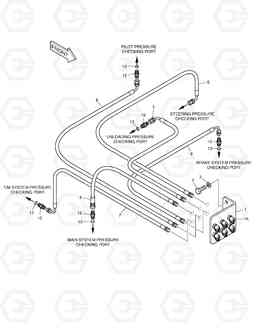 1220 REMOTE PRESSURE CHECK PIPING MEGA250-V(Yearly -YK, Doosan