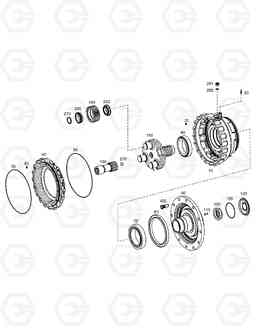 3350 PLANETARY GEAR - FRONT AXLE MEGA250-V(Yearly -YK, Doosan