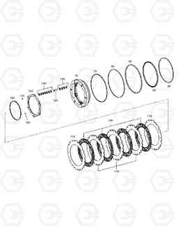 3360 BRAKE - FRONT AXLE MEGA250-V(Yearly -YK, Doosan