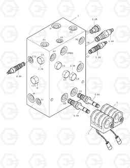3470 BRAKE & PILOT SUPPLY VALVE MEGA250-V(Yearly -YK, Doosan