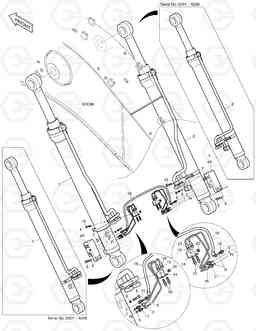 6690 BOOM PIPING-LOCK VALVE DX300LC, Doosan