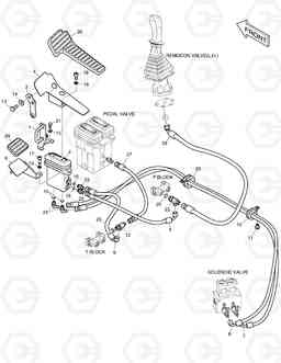 6750 PILOT PIPING(2)-ROTATING DX300LC, Doosan