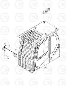 6930 WORKING LAMP(2-LAMP) DX300LC, Doosan