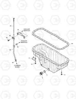 021 OIL PAN DX140W, Doosan