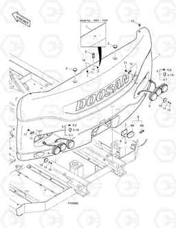 1120 COUNTER WEIGHT DX140W, Doosan