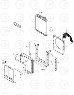 1150 RADIATOR DX140W, Doosan