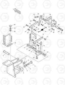 1240 LEVER ASS'Y DX140W, Doosan