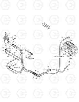 1390 PILOT PIPING(8) DX140W, Doosan