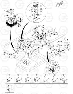 1860 ELECTRIC PARTS - WIRING HARNESS DX140W, Doosan