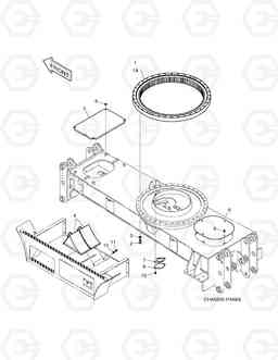 2150 CHASSIS COMPONENTS(1) DX140W, Doosan