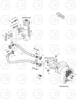 2190 PROPELLING PIPING DX140W, Doosan