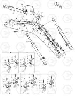 3130 BOOM PIPING - 4.3m DX140W, Doosan