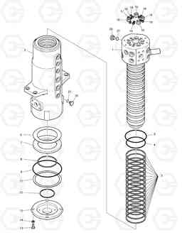 4300 CENTER JOINT - INDEPENDENT ATTACH DX140W, Doosan