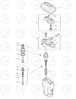 4470 PEDAL VALVE DX140W, Doosan