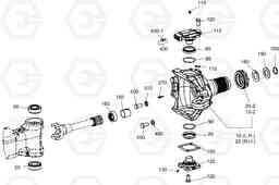 4510 JOINT HOUSING - FRONT AXLE DX140W, Doosan