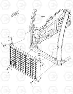 6160 CABIN LOW GUARD DX140W, Doosan