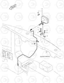 6270 WORKING LAMP - REAR LAMP DX140W, Doosan