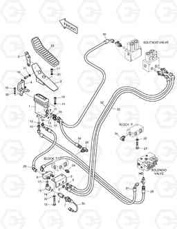 6430 PILOT PIPING(2) - TWO WAY DX140W, Doosan