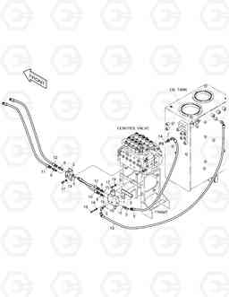 6470 MAIN PIPING - QUICK CLAMP DX140W, Doosan