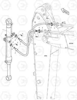 6700 ARM PIPING - ARM 2.5m DX140W, Doosan