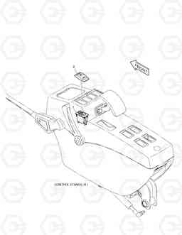 6880 SWITCH - FRONT DOZER DX140W, Doosan