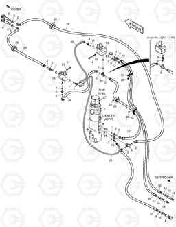 6950 FRONT DOZER & REAR OUTRI. PIPING(INDE) DX140W, Doosan