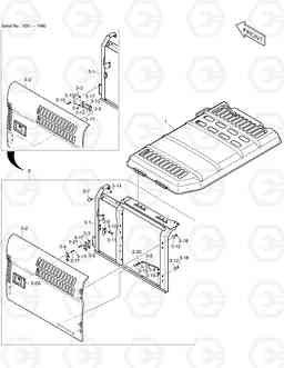 7030 TROPICAL PARTS - COVER DX140W, Doosan