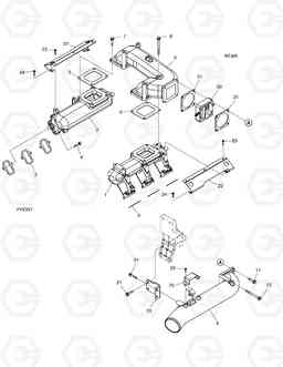 015 INTAKE MANIFOLD DX480LC, Doosan