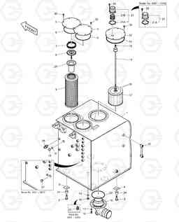1230 OIL TANK DX480LC, Doosan