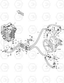 1270 MAIN PIPING(1) - PUMP DX480LC, Doosan