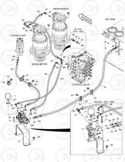 1351 PILOT PIPING(2) DX480LC, Doosan