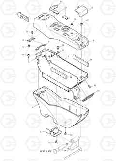 1430 CONTROL STAND - R.H. DX480LC, Doosan