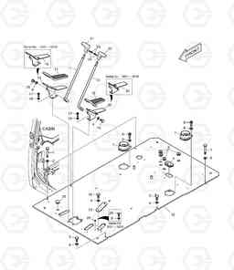 1570 FLOOR PLATE DX480LC, Doosan