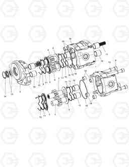 4380 GEAR PUMP - ROTATING DX480LC, Doosan