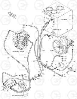 6140 PILOT PIPING - ONE & TWO WAY DX480LC, Doosan