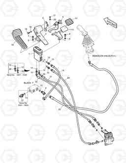 6180 PILOT PIPING - TWO WAY(2) DX480LC, Doosan