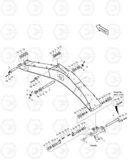 6250 BOOM - 7.1m(HEAVY DUTY) DX480LC, Doosan