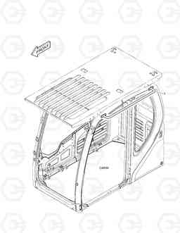 6400 STAY - FOGS GUARD DX480LC, Doosan