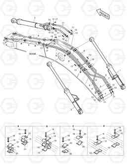 6540 BOOM PIPING - BOOM 6.3m DX480LC, Doosan